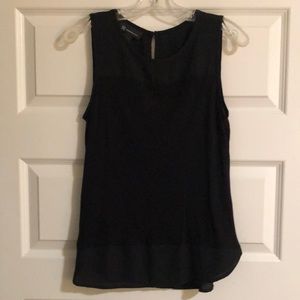 INC Black Sleeveless Top
